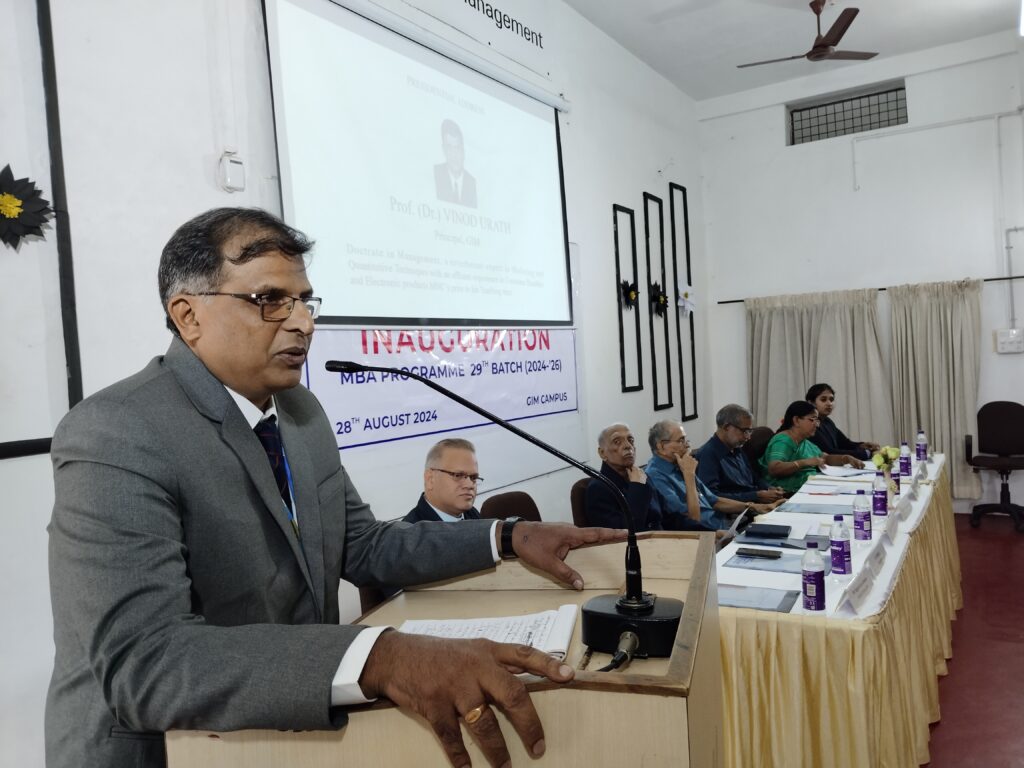 29th MBA BATCH COMMENCED AT GIM