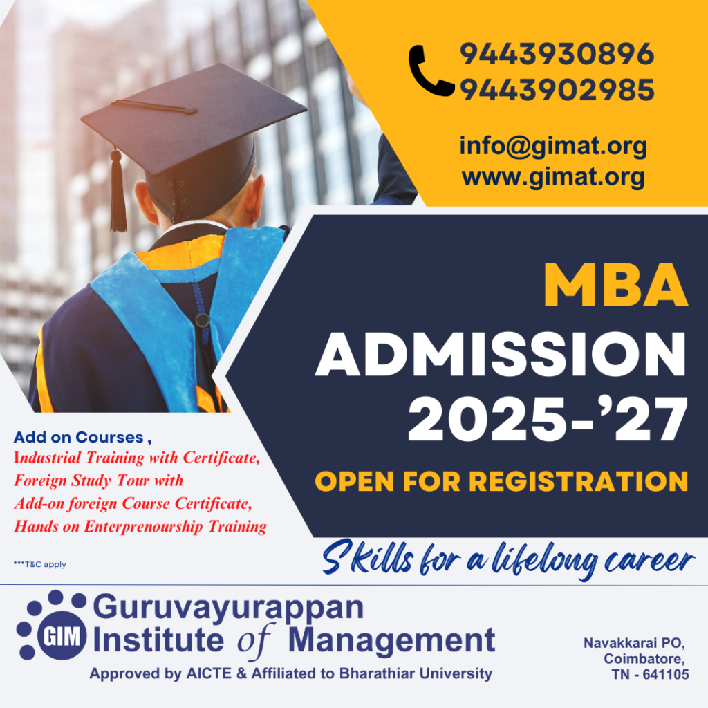 MBA Admission 2025-27